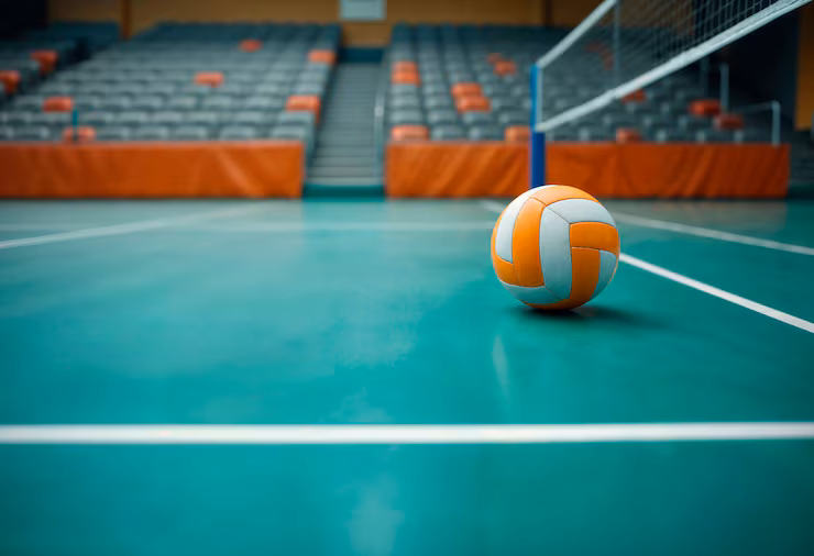Volleyball players at an Alliance Volleyball Club program in Toronto and York Region